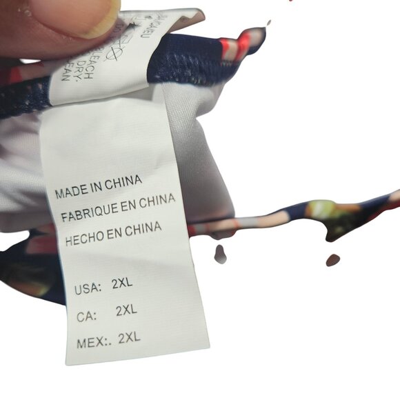 Coscoship Care for life Floral Print One-Piece Swimsuit With Open Back & Adjusta - Picture 15 of 16